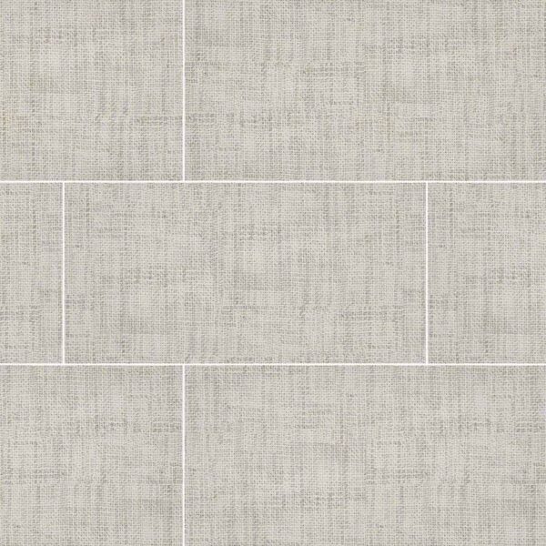 TEKTILE CROSSHATCH IVORY 12X24 MATTE