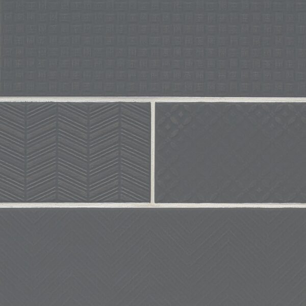 URBANO GRAPHITE 3D MIX 4X12 GLOSSY