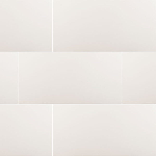 WHITE 12X24 MATTE