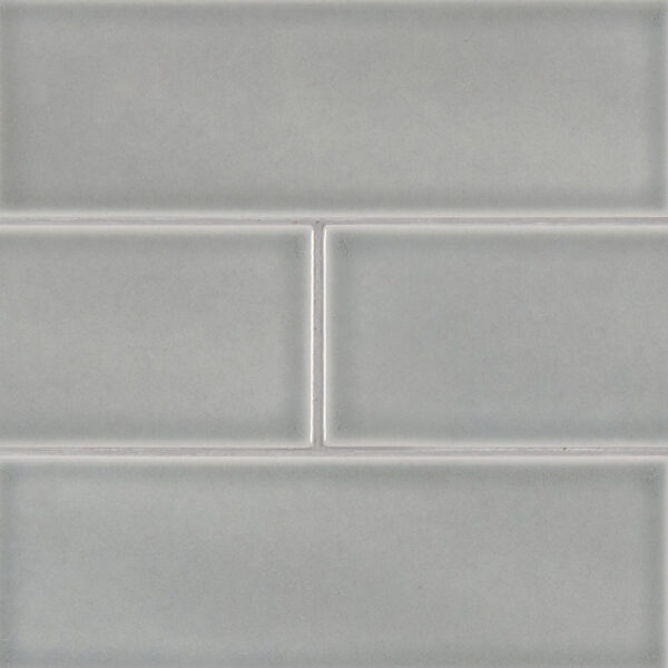 Morning Fog Glazed Handcrafted 4x12