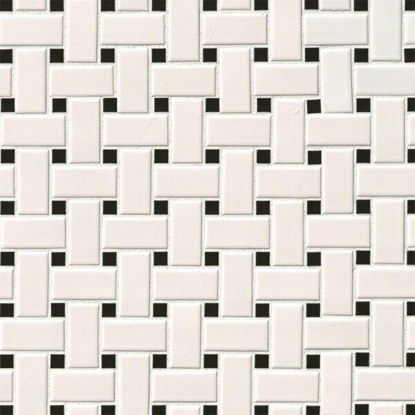 Retro Weave Bianco 6mm Matte