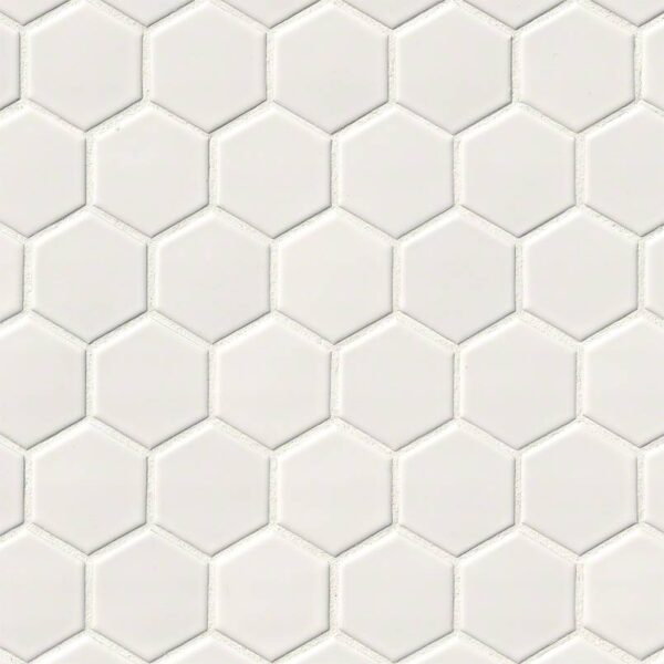 Retro Hexo Bianco 6mm Glossy