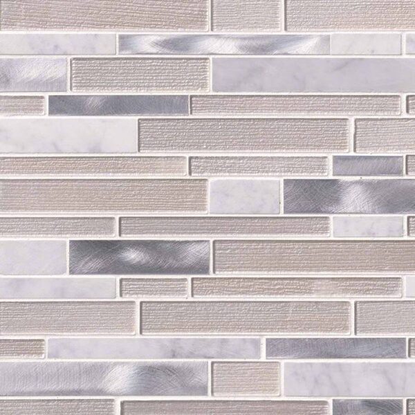 White Wave Interlocking 4mm