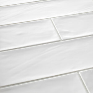 Bulevar White Ceramic Wall Tile - 4 x 12 in.