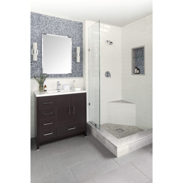Bulevar White Ceramic Wall Tile - 4 x 12 in. - Image 4