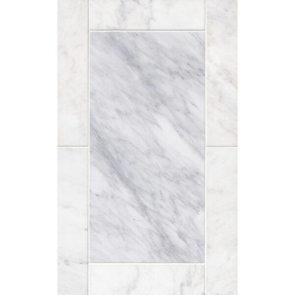 Hampton Carrara Polished Marble Wall and Floor Tile
