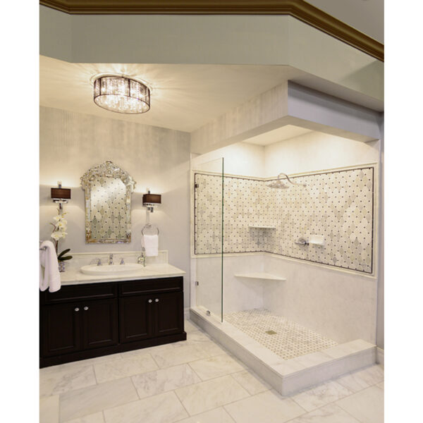 Hampton Carrara Polished Marble Wall and Floor Tile - 12 x 24 in. - Image 4