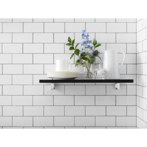 Imperial Bianco Gloss Ceramic Subway Wall Tile