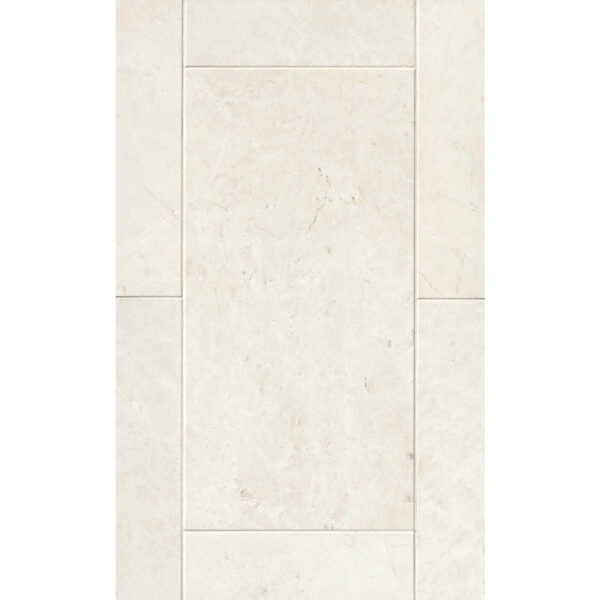 Arctic White Brushed Marble Wall and Floor Tile 1