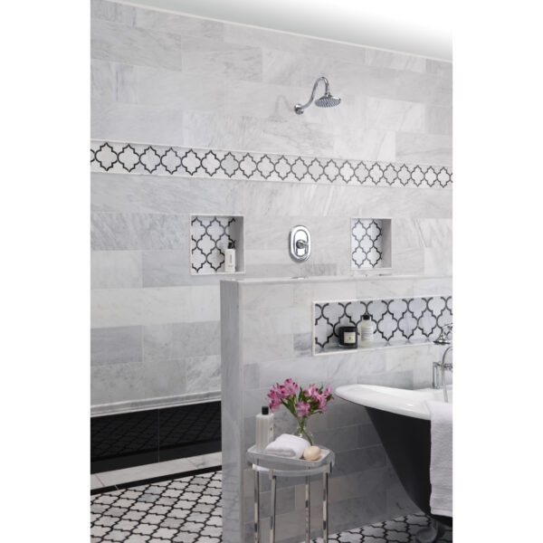 Hampton Carrara Polished Marble Subway Wall and Floor Tile - 4 x 12 in. - Image 4