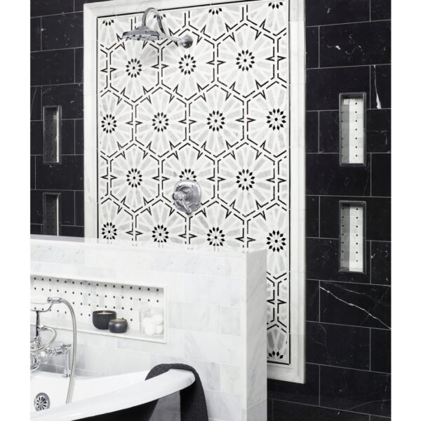 Hampton Carrara Polished Marble Subway Wall and Floor Tile - 4 x 12 in. - Image 3