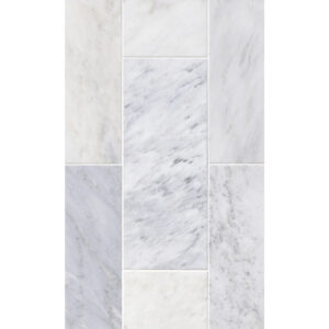 Hampton Carrara Polished Marble Wall and Floor Tile 1