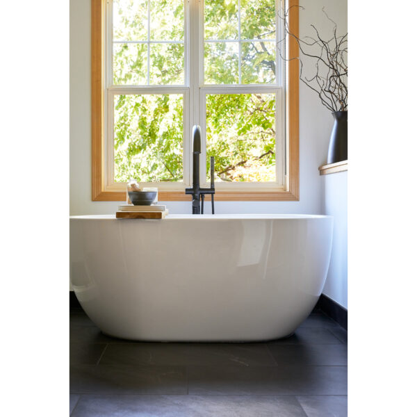 Parallelo Nero Porcelain Wall and Floor Tile - 15 x 30 in. - Image 2