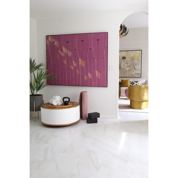 Tresana Blanco Matte Porcelain Wall and Floor Tile 1