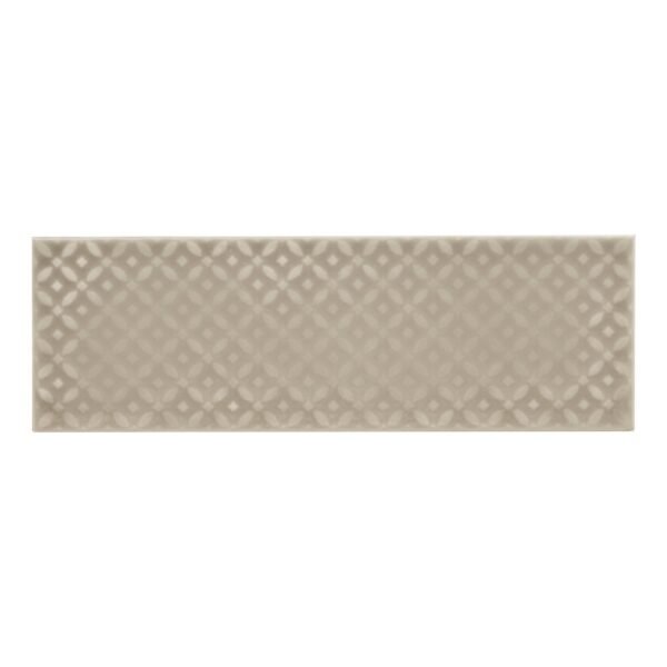 URBANO WARM CONCRETE 3D MIX  4X12 GLOSSY