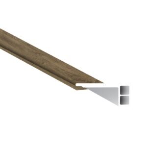 WALNUT WAVES - FLUSH STAIRNOSE E-EDGE